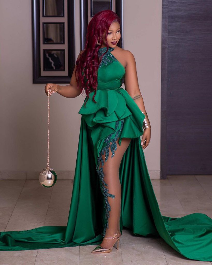 Tacha Sets #AMVCA2020 Red Carpets On Fire With Stylish Outfit!!