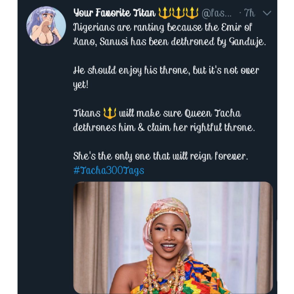 TITANS Declare TACHA As The New Emir Of Kano!!