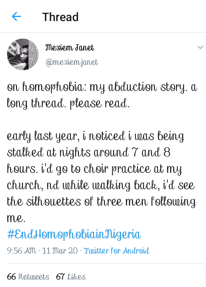 #EndHomophobiaInNigeria: Members Of The LGBTQ Narrate Their Fair Share Of Homophobia!!